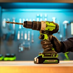 Дрель-шуруповерт ударная Greenworks GD24DD60K4 24V (60Нм) аккумуляторная, с АКБ 4 А/ч и ЗУ