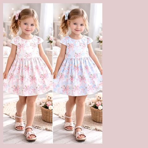 Платье девочке (3-7) 260302-RQ1109