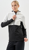 Тренировочная куртка с капюшоном Nordski PRO TOUR HOOD White/Black W женская