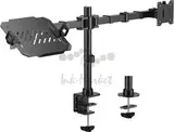 Кронштейн для монитора/ноутбука Cactus CS-VM-LH24-BL черный 17"-35" макс.20кг настольный поворот и наклон