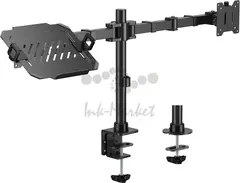 Кронштейн для монитора/ноутбука Cactus CS-VM-LH24-BL черный 17"-35" макс.20кг настольный поворот и наклон