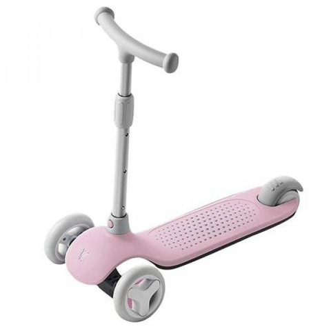 Детский кикборд Rice Rabbit Scooter Pink (Розовый)