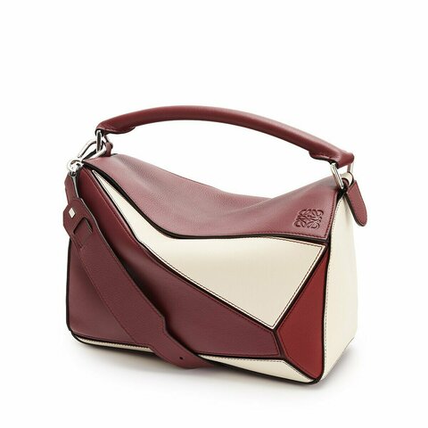 Сумка Loewe Puzzle Bag Wine/garnet