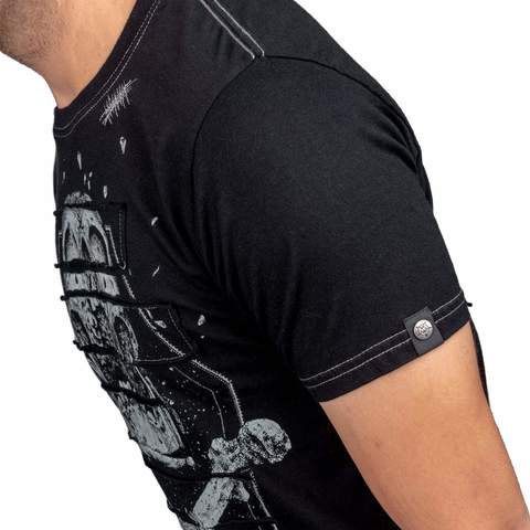 Wornstar | Футболка мужская TIL DEATH TEE W003 левый рукав