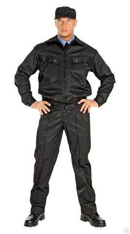 Костюм СТРАЖ брюки (черный)К купить оптом в интернет-магазине «Юнион»