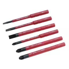 Отвертка диэлектрическая с набором бит LiftUP Electric 6шт Wiha 2831 38611