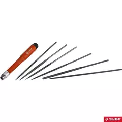 ЗУБР 6 шт, 140 мм, набор надфилей (16053-H6)