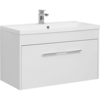 Aquanet 274142 Тумба Августа 100 цв.белый (ручка хром) (274142)