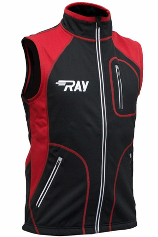 Лыжный жилет RAY STAR WS Black-Red