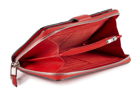 Кошелек женский Piquadro Muse PD1354MUR/R красный натур.кожа