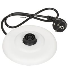 Чайник электрический Lofter, C01, белый, 2 л, 1500 Вт, скрытый нагревательный элемент, стекло