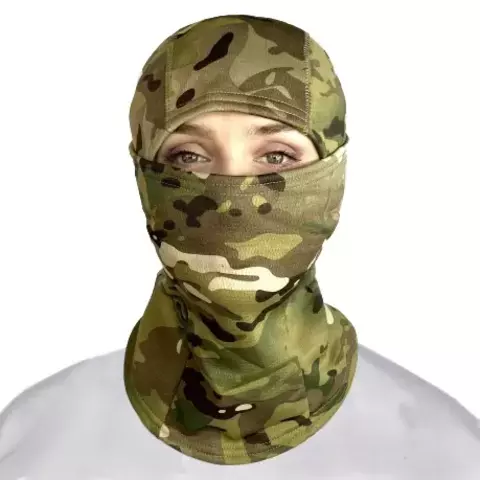 Маска-балаклава с флисовой подкладкой (Multicam)