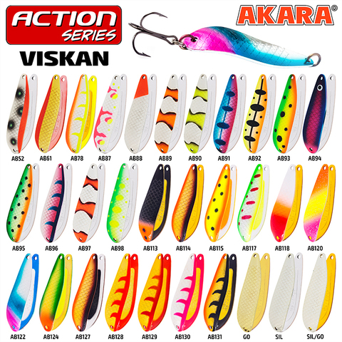 Блесна колеб. Akara Action Series Viskan 65 15 гр. 4/7 oz. AB88