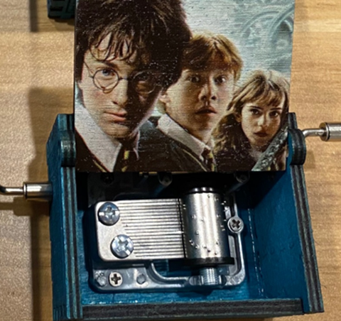 Music Box Harry Potter (Blue)