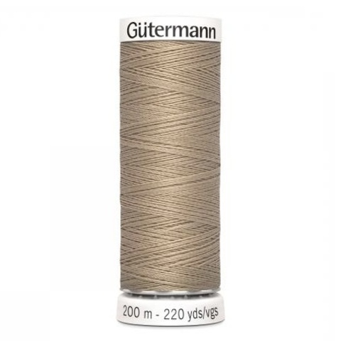 Нить Sew-All 200 м, Gutermann, 215 т.кремово-бежевый