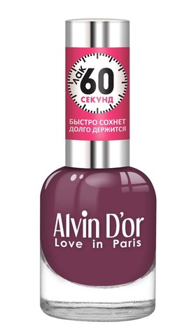 Alvin D`or Лак для ногтей 60 Секунд   тон 5519  15мл