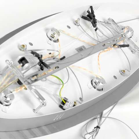 Подвесная светодиодная люстра Lussole KNOX LSP-7412