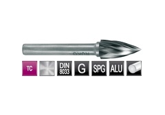 Бор-фреза твердосплавная G(SPG) 6,0x18x58x6мм HM ALU Ruko 116025A