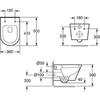 BelBagno BB8001CHR/SC Чаша унитаза подвесного и сиденьем дюропласт soft close BB8001CHR/SC