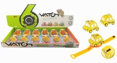 Часы-Машинка Такси, Метал, Инерция, в уп 12шт.