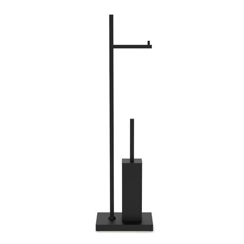 Decor Walther 0801960 Decor Walther Corner DW 671 Напольная стойка с ершиком и бумагодержателем, цвет: черный матовый (НЕ ПРОИЗВ! ждем 1шт - последний приход!!)