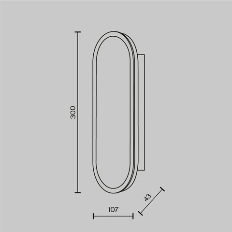 Настенный светодиодный светильник Maytoni Perlamour MOD429WL-L15BSK