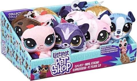 Littlest Petshop Plush Clips Asst Wholesale