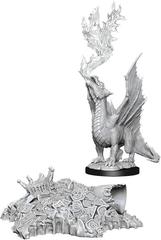 D&D Nolzur's Marvelous Miniatures - Gold Dragon Wyrmling & Small Treasure Pile