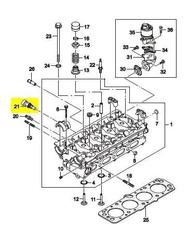 ДАТЧИК ТЕМПЕРАТУРЫ ГБЦ (ЭСУД) NEXIA, LACETTI, CRUZE, LANOS, CHANCE, SENS, AVEO, MATIZ 0,8 FENOX