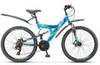 Подростковый двухподвесный MTB велосипед Stels 24 Focus MD 18 скоростей