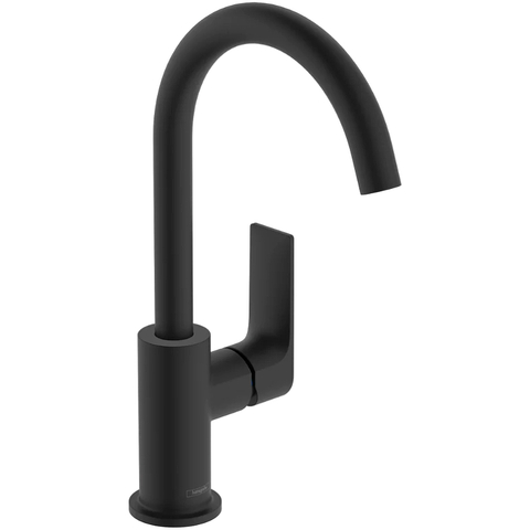 Hansgrohe Rebris E 72576670 Смеситель для раковины (черный матовый)