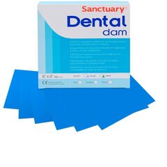 Листы для раббер дам / коффердам. Dental Dams. Средние Синие. 36шт, Sanctuary