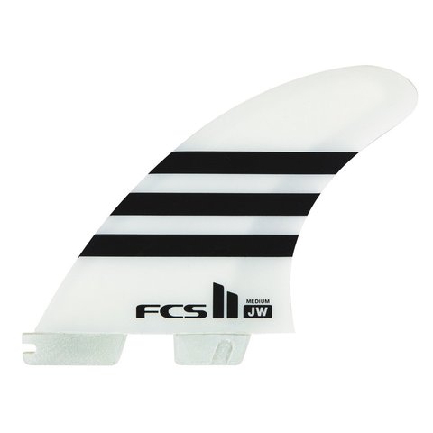 FCS II JW PC Tri Retail Fins Black/White Large