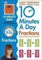 10 Minutes A Day Fractions, Ages 7-11 (Key Stage 2)