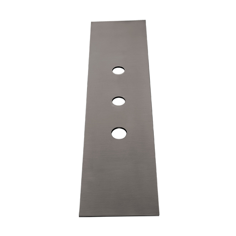 Gessi 316 Пластина на 3 отверстия для монтажного бокса, цвет: brushed black metal pvd 54593#707