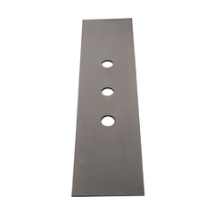 Gessi 316 Пластина на 3 отверстия для монтажного бокса, цвет: brushed black metal pvd 54593#707 фото