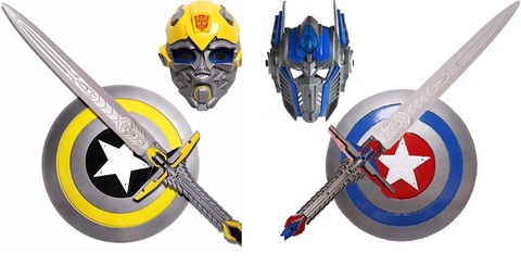 Трансформеры набор маска щит меч игрушечные