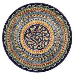 Ляган рифленый Риштанская Керамика 32см,красный 2870586