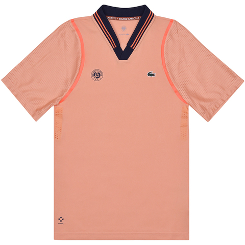 Теннисное поло Lacoste Sport Roland Garros Edition Logo Polo Shirt - clair orange