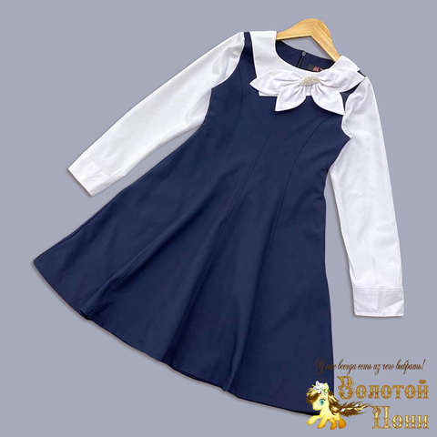 Платье школьное д (8-12) 250530-QR9098