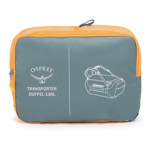 Картинка рюкзак-сумка Osprey Transporter 130 Keystone Grey - 4