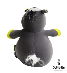 Мягкая игрушка-подушка Gekoko «Бегемот малыш Няша», желтый 5
