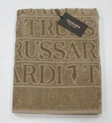 Полотенце 95x150 Trussardi Overlogo 002 Sand бежевое