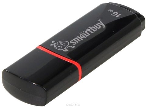 16GB USB-флеш накопитель CROWN SMARTBUY черный