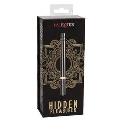 Черный ультратонкий вибромассажер Hidden Pleasures - 