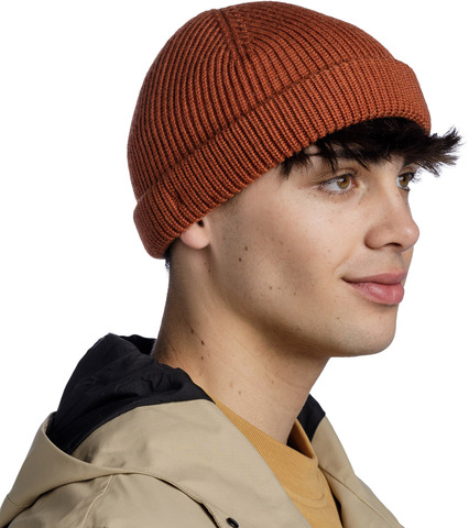 Картинка шапка вязаная Buff Hat Knitted Ervin Cinnamon - 1