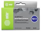 Картридж струйный Cactus CS-EPT7011 черный (59мл) для Epson WF-4015, 4020, 4025, 4095, 4515, 4525