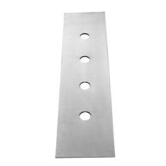 Gessi 316 Пластина на 4 отверстия для монтажного бокса, цвет: steel brushed 54595#239 фото