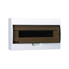 Щиток распределительный навесной DEKraft ЩРН-П-18, 18 модулей, IP41, пластиковый