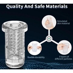 Автоматический мастурбатор с фрикцией и функцией вращения на подставке